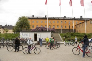 Rassemblement pour la visite