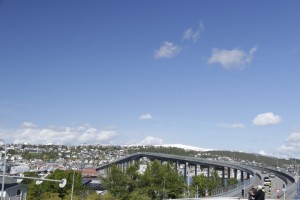 Pont d'accès à Tromsø